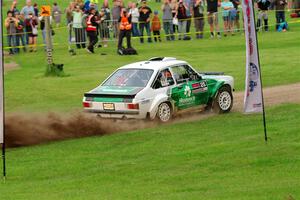 Seamus Burke / Gary McElhinney Ford Escort Mk II on SS1, Soo Pass.