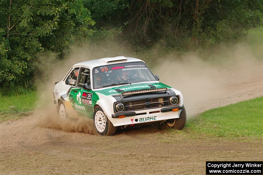 Seamus Burke / Gary McElhinney Ford Escort Mk II on SS1, Soo Pass.