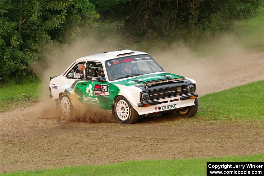 Seamus Burke / Gary McElhinney Ford Escort Mk II on SS1, Soo Pass.