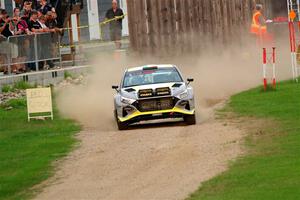 John Coyne / Eoin Treacy Hyundai i20 N Rally2 on SS1, Soo Pass.