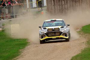 John Coyne / Eoin Treacy Hyundai i20 N Rally2 on SS1, Soo Pass.