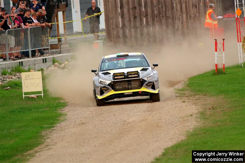 John Coyne / Eoin Treacy Hyundai i20 N Rally2 on SS1, Soo Pass.