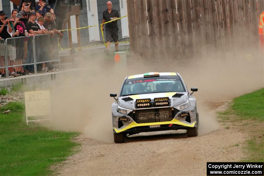 John Coyne / Eoin Treacy Hyundai i20 N Rally2 on SS1, Soo Pass.