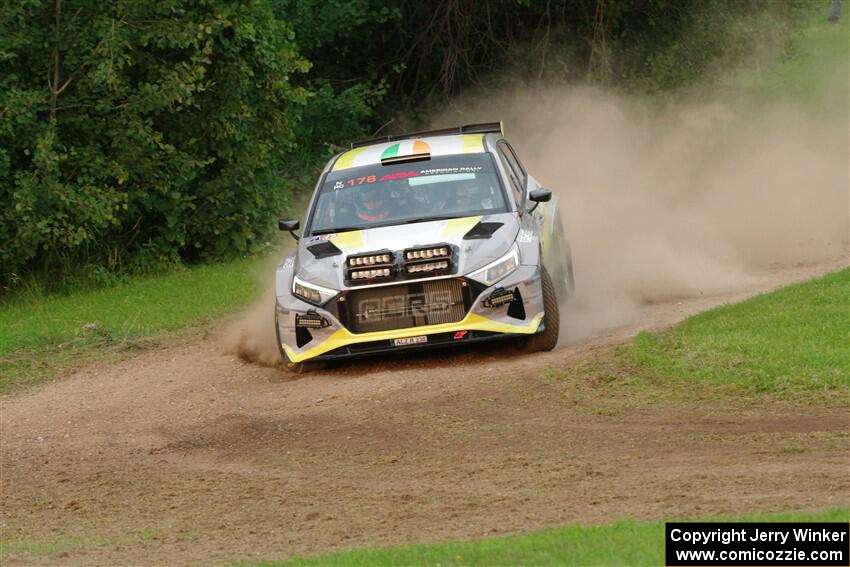 John Coyne / Eoin Treacy Hyundai i20 N Rally2 on SS1, Soo Pass.