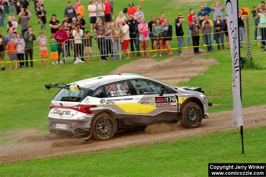 John Coyne / Eoin Treacy Hyundai i20 N Rally2 on SS1, Soo Pass.