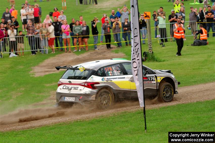 John Coyne / Eoin Treacy Hyundai i20 N Rally2 on SS1, Soo Pass.