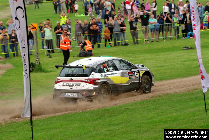 John Coyne / Eoin Treacy Hyundai i20 N Rally2 on SS1, Soo Pass.