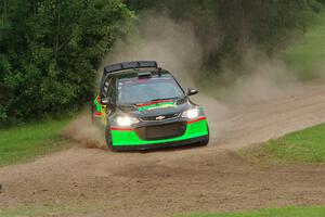 Pat Moro / Ole Holter Chevy Sonic LS on SS1, Soo Pass.