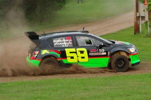 Pat Moro / Ole Holter Chevy Sonic LS on SS1, Soo Pass.