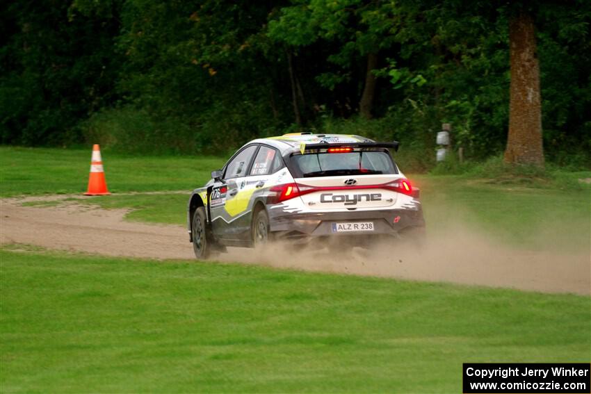 John Coyne / Eoin Treacy Hyundai i20 N Rally2 on SS1, Soo Pass.