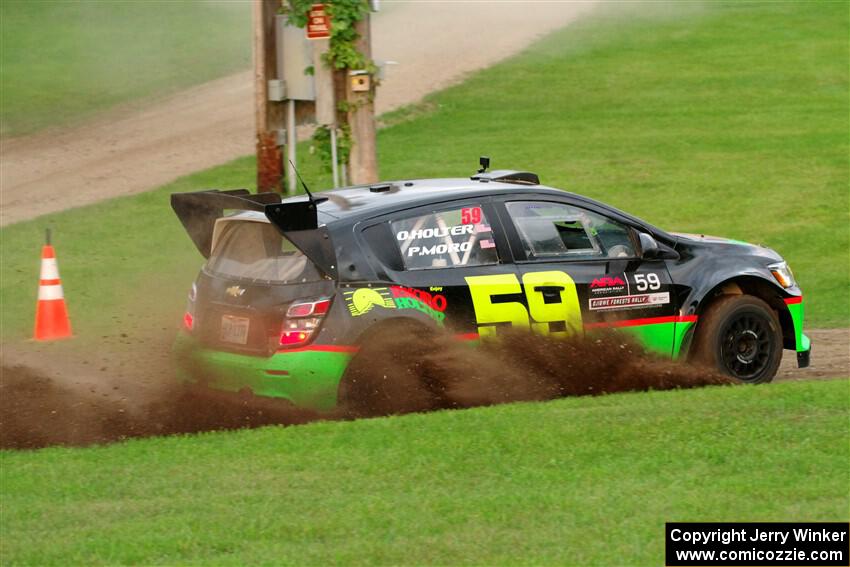 Pat Moro / Ole Holter Chevy Sonic LS on SS1, Soo Pass.