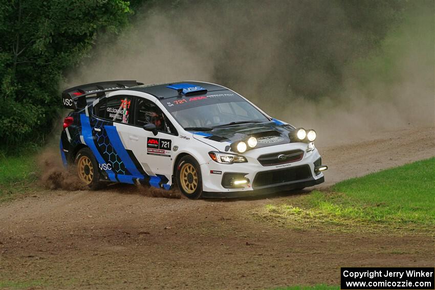 Conner Martell / Alex Gelsomino Subaru WRX STi on SS1, Soo Pass.