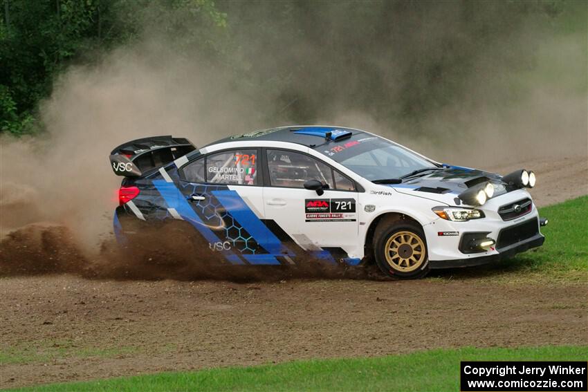 Conner Martell / Alex Gelsomino Subaru WRX STi on SS1, Soo Pass.