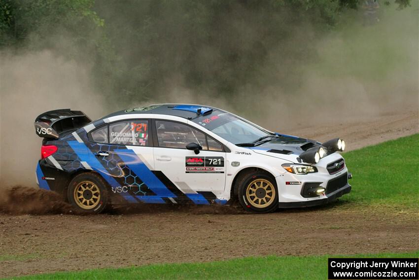 Conner Martell / Alex Gelsomino Subaru WRX STi on SS1, Soo Pass.