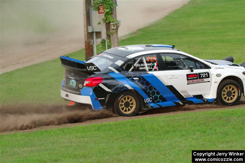 Conner Martell / Alex Gelsomino Subaru WRX STi on SS1, Soo Pass.