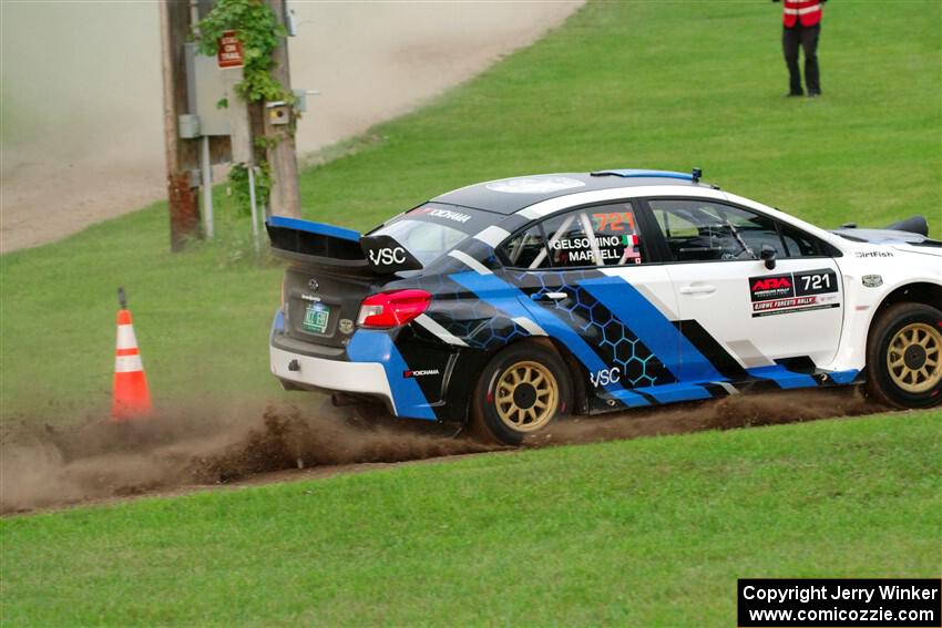 Conner Martell / Alex Gelsomino Subaru WRX STi on SS1, Soo Pass.