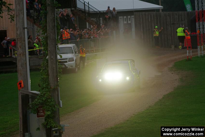 Travis Pastrana / Rhianon Gelsomino Subaru WRX ARA24 on SS1, Soo Pass.