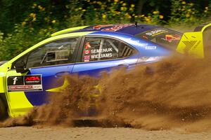 Brandon Semenuk / Keaton Williams Subaru WRX ARA24 on SS2, Thorpe Tower I.