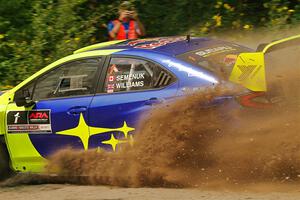 Brandon Semenuk / Keaton Williams Subaru WRX ARA24 on SS2, Thorpe Tower I.