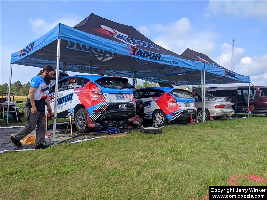 Tabor Racing Team before Friday's stages.