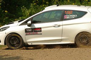 Javier Olivares / K.J. Miller Ford Fiesta Rally3 on SS2, Thorpe Tower I.