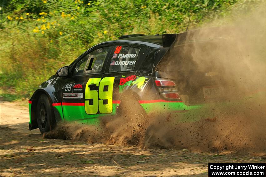 Pat Moro / Ole Holter Chevy Sonic LS on SS2, Thorpe Tower I.