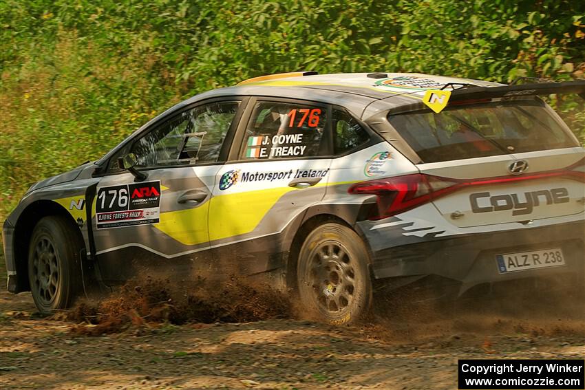 John Coyne / Eoin Treacy Hyundai i20 N Rally2 on SS2, Thorpe Tower I.