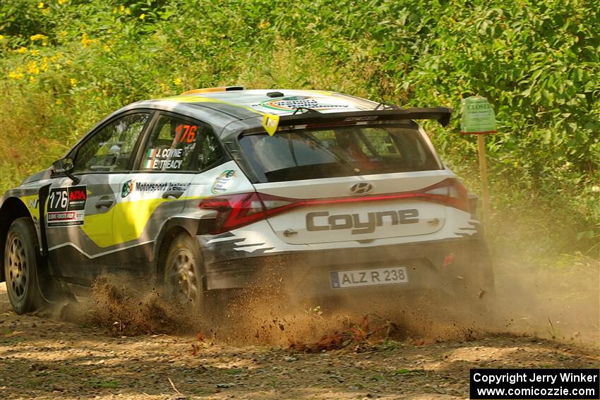 John Coyne / Eoin Treacy Hyundai i20 N Rally2 on SS2, Thorpe Tower I.