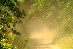 George Plsek / Danny Persein Mitsubishi Lancer WRC on SS2, Thorpe Tower I.