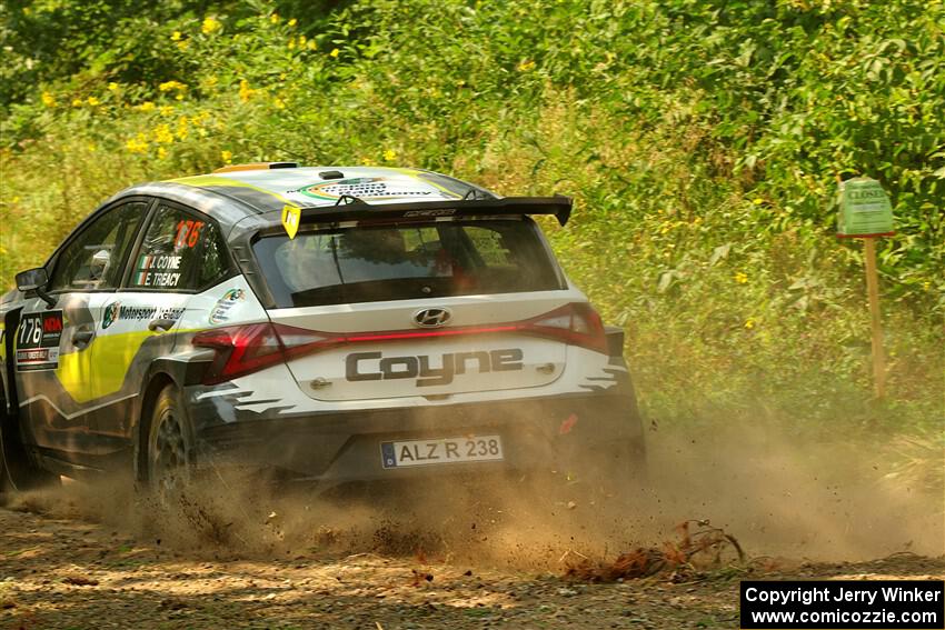 John Coyne / Eoin Treacy Hyundai i20 N Rally2 on SS2, Thorpe Tower I.