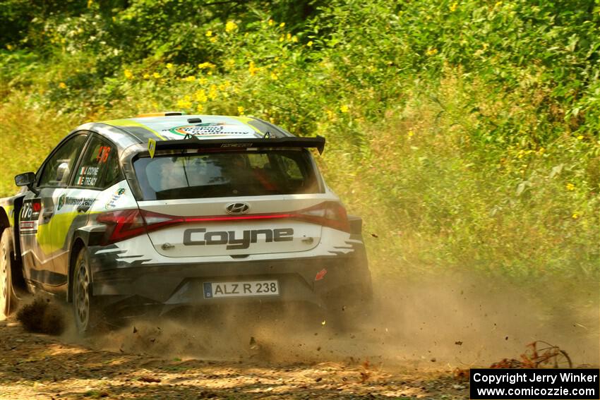 John Coyne / Eoin Treacy Hyundai i20 N Rally2 on SS2, Thorpe Tower I.