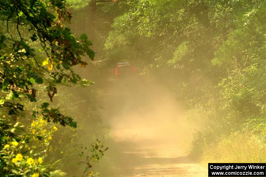 George Plsek / Danny Persein Mitsubishi Lancer WRC on SS2, Thorpe Tower I.