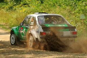 Seamus Burke / Gary McElhinney Ford Escort Mk II on SS2, Thorpe Tower I.