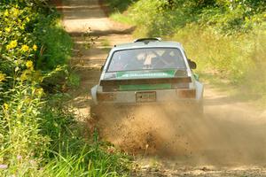 Seamus Burke / Gary McElhinney Ford Escort Mk II on SS2, Thorpe Tower I.