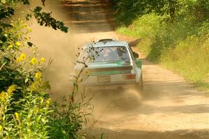 Seamus Burke / Gary McElhinney Ford Escort Mk II on SS2, Thorpe Tower I.