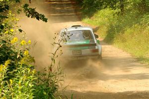 Seamus Burke / Gary McElhinney Ford Escort Mk II on SS2, Thorpe Tower I.