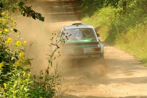 Seamus Burke / Gary McElhinney Ford Escort Mk II on SS2, Thorpe Tower I.