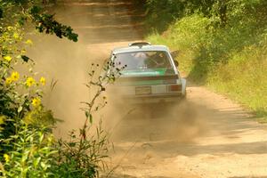 Seamus Burke / Gary McElhinney Ford Escort Mk II on SS2, Thorpe Tower I.