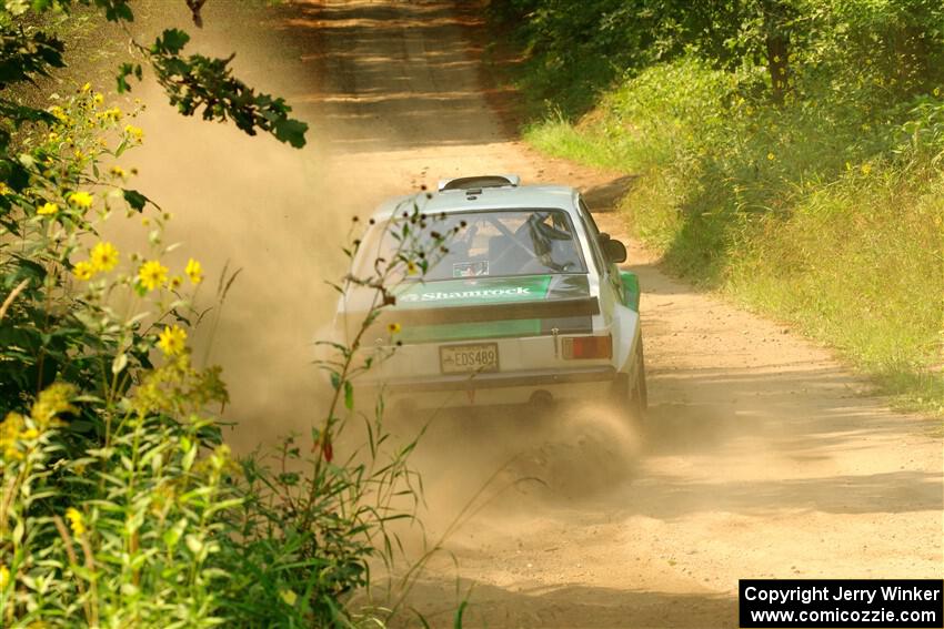 Seamus Burke / Gary McElhinney Ford Escort Mk II on SS2, Thorpe Tower I.