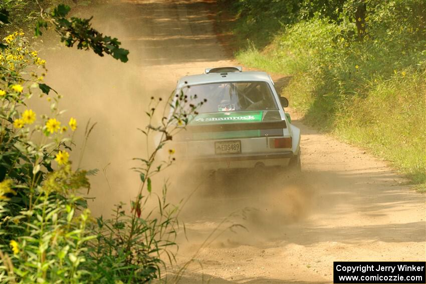 Seamus Burke / Gary McElhinney Ford Escort Mk II on SS2, Thorpe Tower I.