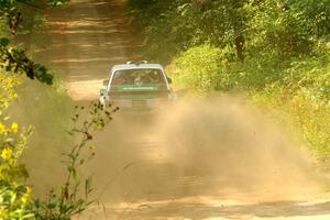 Seamus Burke / Gary McElhinney Ford Escort Mk II on SS2, Thorpe Tower I.