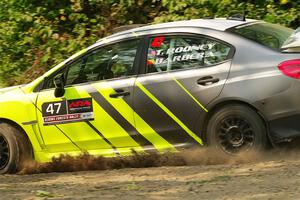 Tim Rooney / Claudia Barbera-Pullen Subaru WRX STi on SS2, Thorpe Tower I.