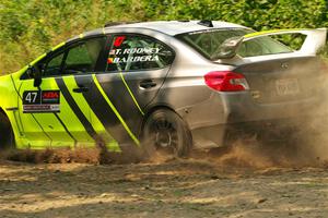 Tim Rooney / Claudia Barbera-Pullen Subaru WRX STi on SS2, Thorpe Tower I.