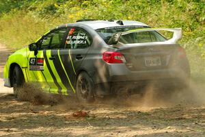 Tim Rooney / Claudia Barbera-Pullen Subaru WRX STi on SS2, Thorpe Tower I.