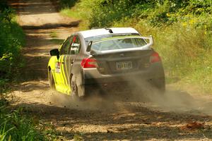 Tim Rooney / Claudia Barbera-Pullen Subaru WRX STi on SS2, Thorpe Tower I.