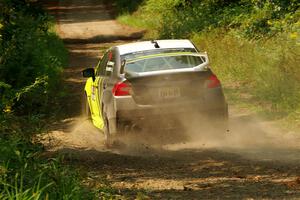 Tim Rooney / Claudia Barbera-Pullen Subaru WRX STi on SS2, Thorpe Tower I.