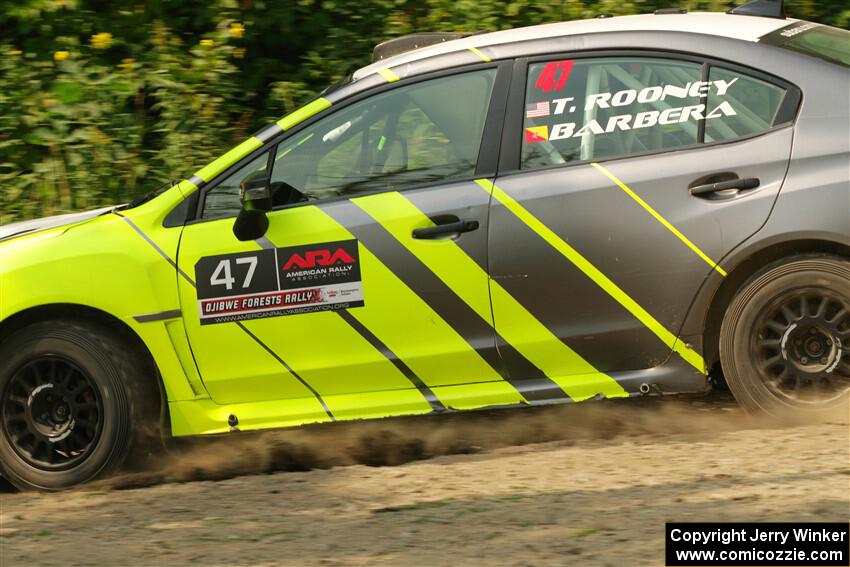 Tim Rooney / Claudia Barbera-Pullen Subaru WRX STi on SS2, Thorpe Tower I.