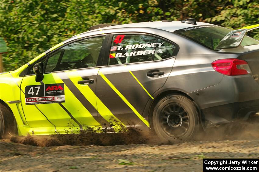 Tim Rooney / Claudia Barbera-Pullen Subaru WRX STi on SS2, Thorpe Tower I.