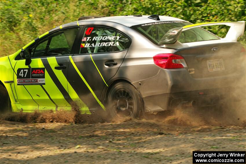 Tim Rooney / Claudia Barbera-Pullen Subaru WRX STi on SS2, Thorpe Tower I.