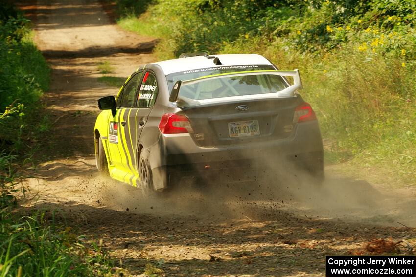 Tim Rooney / Claudia Barbera-Pullen Subaru WRX STi on SS2, Thorpe Tower I.